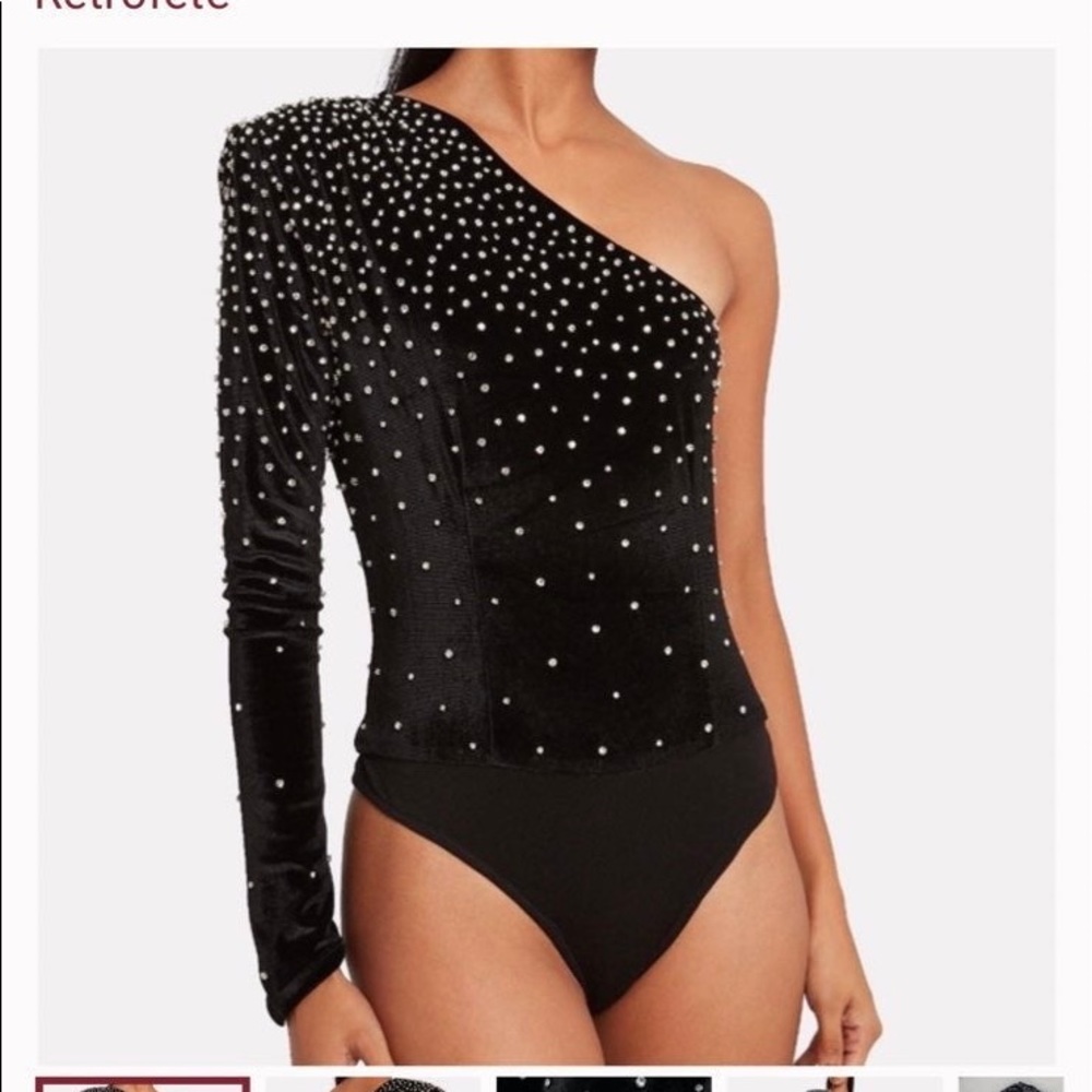 Retrofete Embellished Bodysuit